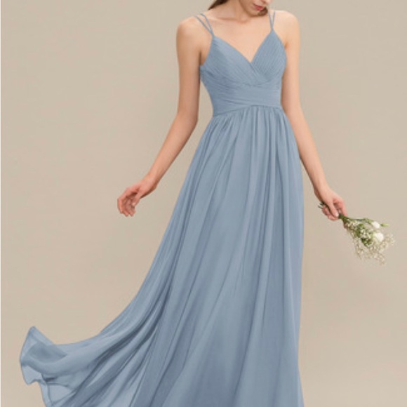 JJs House Dresses Jjs House Bridesmaid Dress Dusty Blue Size Poshmark